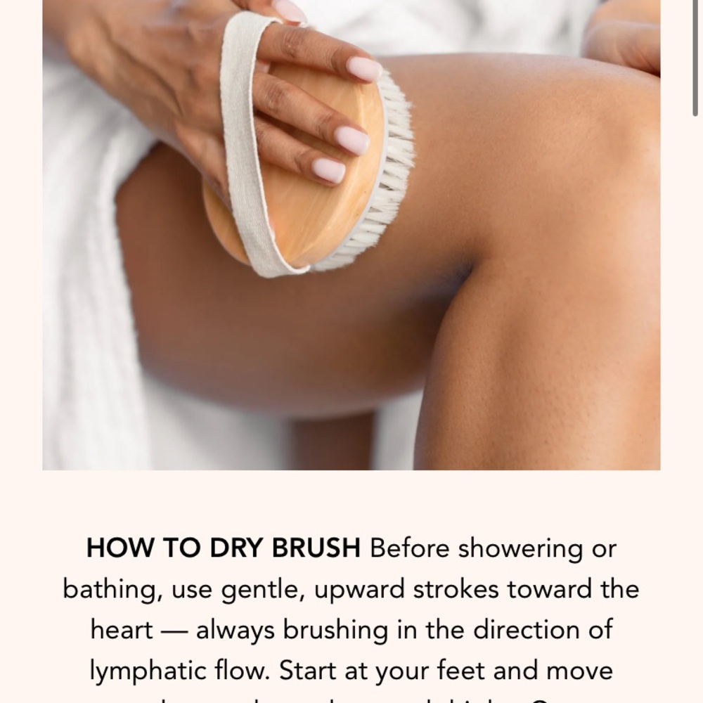 Natural Bristle Body Brush for Women